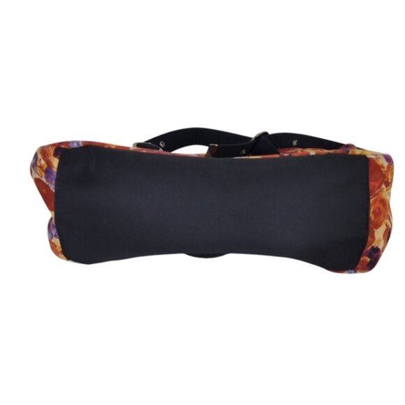 Donna Sharp Tote Handbag Purse Poppy Floral Adjustable Buckle Double Straps - Picture 7 of 8